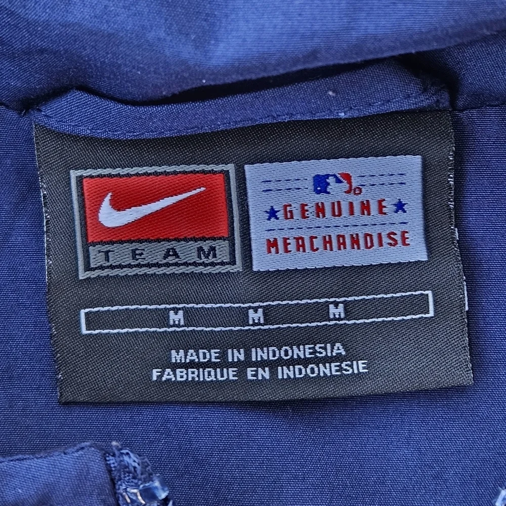 MLB Nike Team Apparel Jacket Seattle Mariners Embroidered Nylon Zip Up Vintage M